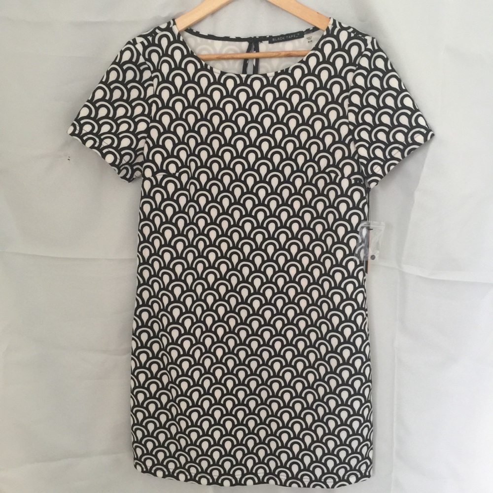 NWT Black Tape Dress